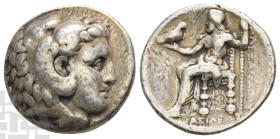 Seleucid Empire, Seleukos I Nikator AR Tetradrachm. Second satrapy and kingship, 312-281 BC. Babylon I mint. Struck circa 311-300 BC. In the name and ...