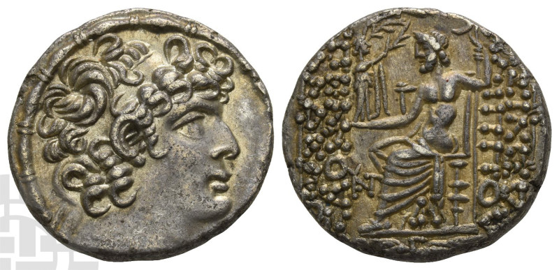 Sextus Julius Caesar, Proconsul AR Tetradrachm of Antioch, Seleucis and Pieria. ...