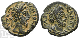 Commodus AE 21mm of Canatha, Decapolis. AD 177-192.