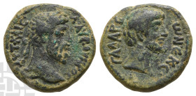 Lucius Verus AE 20mm of Gadara, Decapolis. AD 161-169. Dated CY 225 (AD 161/2).