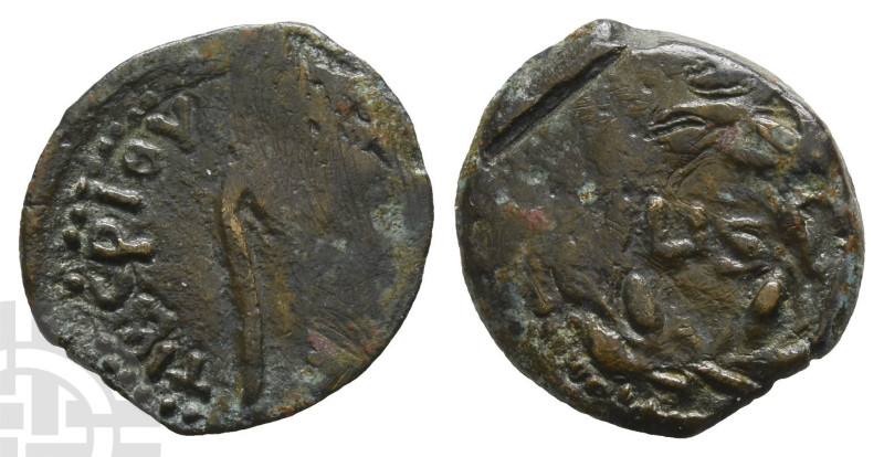 Judaea. Procurators, Pontius Pilate AE Prutah. 26-36 CE. Jerusalem mint. In the ...