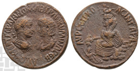 Gordian III and Tranquillina AE 31mm of Singara, Mesopotamia. AD 238-244. Struck AD 241-244.