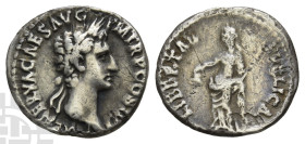 Nerva AR Denarius. AD 96-98. Rome mint; struck AD 96.