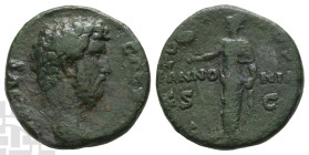 Aelius, as Caesar AE As. AD 136-138. Rome mint; struck AD 137.