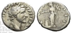 Antoninus Pius AR Denarius. AD 138-161. Rome mint.