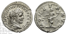 Caracalla AR Denarius. AD 198-217. Rome mint; struck AD 213.