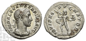 Severus Alexander AR Denarius. AD 222-235. Rome mint; struck AD 232.