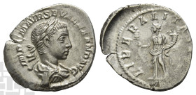 Severus Alexanader AR Denarius. AD 222-235. Rome mint; struck AD 222.