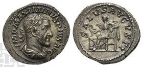 Maximinus I AR Denarius. AD 235-238. Rome mint; struck AD 235-236.