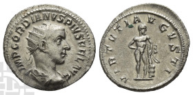 Gordian III AR Antoninianus. AD 238-244. Rome mint; struck AD 241-243.