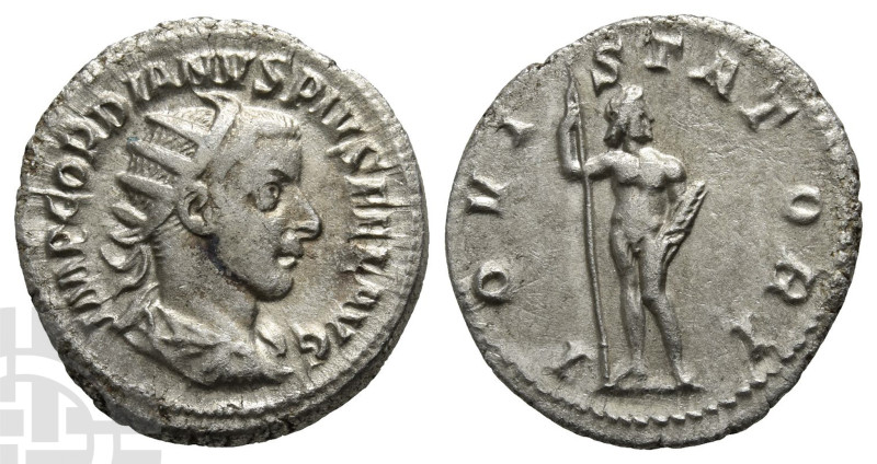 Gordian III AR Antoninianus. AD 238-244. Rome mint; struck AD 241-243. 

Gordi...