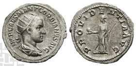 Gordian III AR Antoninianus. AD 238-244. Antioch mint; struck AD 238-239.