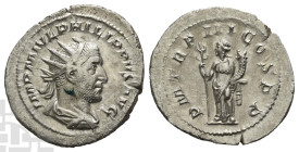 Philip I AR Antoninianus. AD 244-249. Rome mint; struck AD 246.