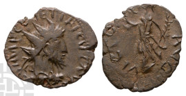 Tetricus I, Romano-Gallic Emperor BI Antoninianus. AD 271-274. Local imitation.