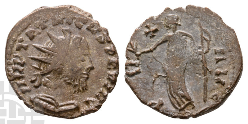 Tetricus I, Romano-Gallic Emperor BI Antoninianus. AD 271-274. Local imitation. ...
