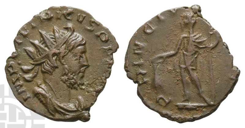 Tetricus I, Romano-Gallic Emperor BI Antoninianus. AD 271-274. Treveri mint; str...