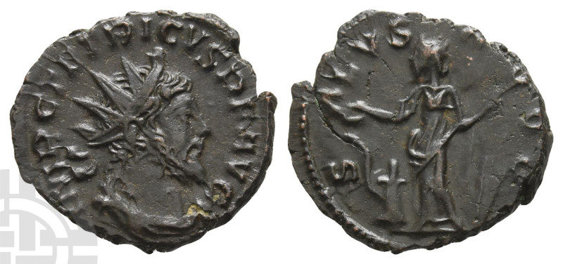 Tetricus I, Romano-Gallic Emperor BI Antoninianus. AD 271-274. Treveri mint; str...