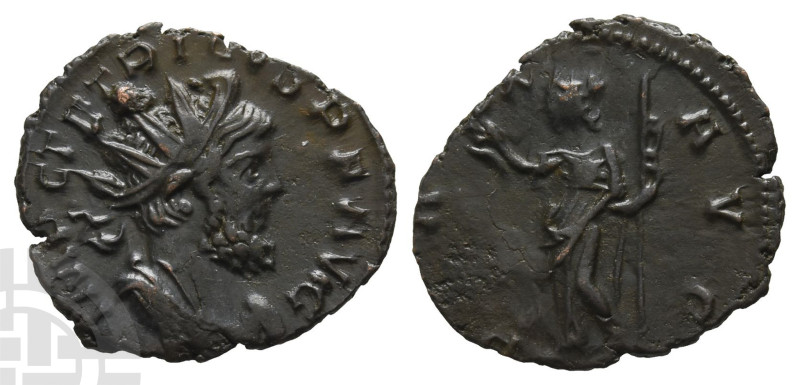 Tetricus I, Romano-Gallic Emperor BI Antoninianus. AD 271-274. Treveri mint; str...