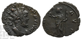 Tetricus I, Romano-Gallic Emperor BI Antoninianus. AD 271-274. Treveri mint; struck AD 273.