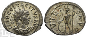 Tacitus BI Antoninianus. AD 275-276. Lugdunum mint; struck AD 275. Attractive Antoninianus Struck in High Relief