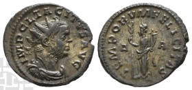 Tacitus BI Antoninianus. AD 275-276. Lugdunum mint; struck AD March-April 276. 4th officina.