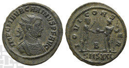 Carinus BI Antoninianus. AD 283-285. Siscia mint; struck AD 284. 2nd officina.