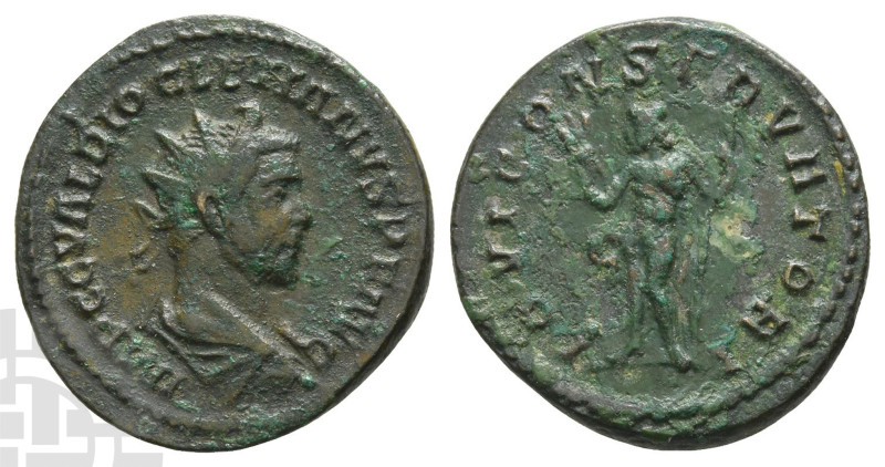 Diocletian BI Antoninianus. AD 284-305. Lugdunum mint; struck mid AD 285-1 April...