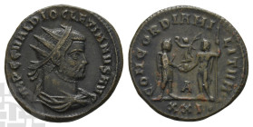Diocletian BI Antoninianus. AD 284-305. Cyzicus mint; struck AD 284-294. 1st officina.