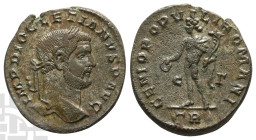 Diocletian BI Nummus. AD 284-305. Treveri mint; struck AD 296-297. 3rd officina.