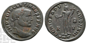 Diocletian BI Nummus. AD 284-305. Antioch mint; struck AD 300-301. 2nd officina.