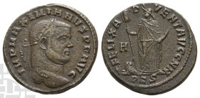 Maximian BI Nummus. First reign, AD 286-305. Carthage mint; struck AD 297-298. 8th officina.