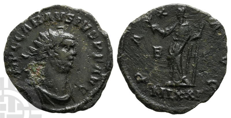Carausius, Romano-British Emperor BI Antoninianus. AD 286-293. London mint; stru...