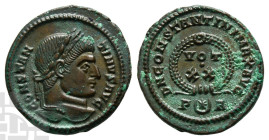Constantine I BI Nummus. AD 307/310-337. Arelate mint; struck AD 321. 1st officina.