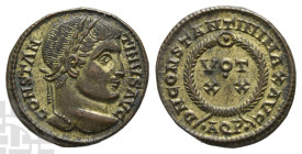 Constantine I BI Nummus. AD 307/310-337. Aquileia mint; struck AD 321. 1st officina.