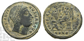 Constantine I BI Nummus. AD 307/310-337. Constantinople mint; struck AD 328. 3rd officina. Dafne coinage.