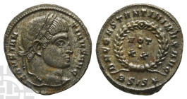 Constantine I BI Nummus. AD 307/310-337. Siscia mint; struck AD 320-321. 2nd officina.