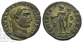 Maximinus II, as Caesar BI Nummus. AD 305-309. Alexandria mint; struck AD 308-310. 6th officina.