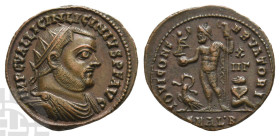 Licinius I BI Nummus. AD 308-324. Alexandria mint; struck AD 321-324. 2nd officina. Very Rare Mintmark