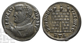 Licinius I BI Nummus. AD 308-324. Heraclea mint; struck AD 316-317. 1st officina.