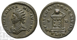 Constantine II, as Caesar BI Nummus. AD 316-337. London mint; struck AD 322-324. 1st officina.