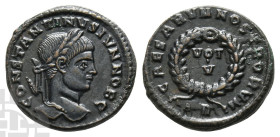 Constantine II, as Caesar BI Nummus. AD 316-337. Arles(?) mint.