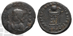 Constantine II, as Caesar BI Nummus. AD 316-337. Treveri mint; struck AD 322. 1st officina.