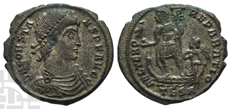 Constans BI Centenionalis. AD 337-350. Thessalonica mint; struck AD 348-350. 1st...