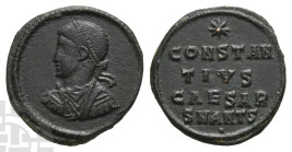 Constantius II, as Caesar AE 17mm. AD 324-337. Antioch mint, 6th officina. Struck under Constatine I, AD 324-325.