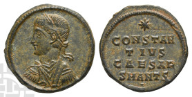 Constantius II, as Caesar AE 18mm. AD 324-337. Antioch mint, 6th officina. Struck AD 324-325.