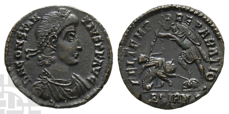 Constantius II BI Nummus. AD 337-361. Sirmium mint; struck AD 355-361. 2nd offic...