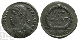 Jovian BI Nummus. AD 363-364. Heraclea mint. 2nd officina.