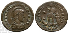 Valentitian II AE Maiorina. AD 375-392. Cyzicus mint; struck AD 378-383. 2nd officina. Very Rare