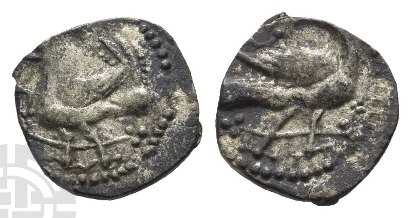 Anglo-Saxon. Secondary Sceattas AR Sceatt. Circa 710-760. Variety 51-10. 'Hen' T...