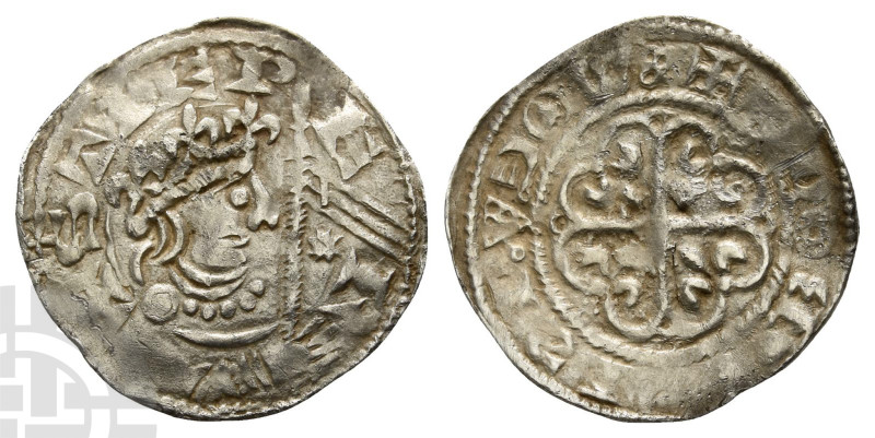 England. Norman, Stephen AR Penny. 1135-1154. York mint. Local and irregular iss...
